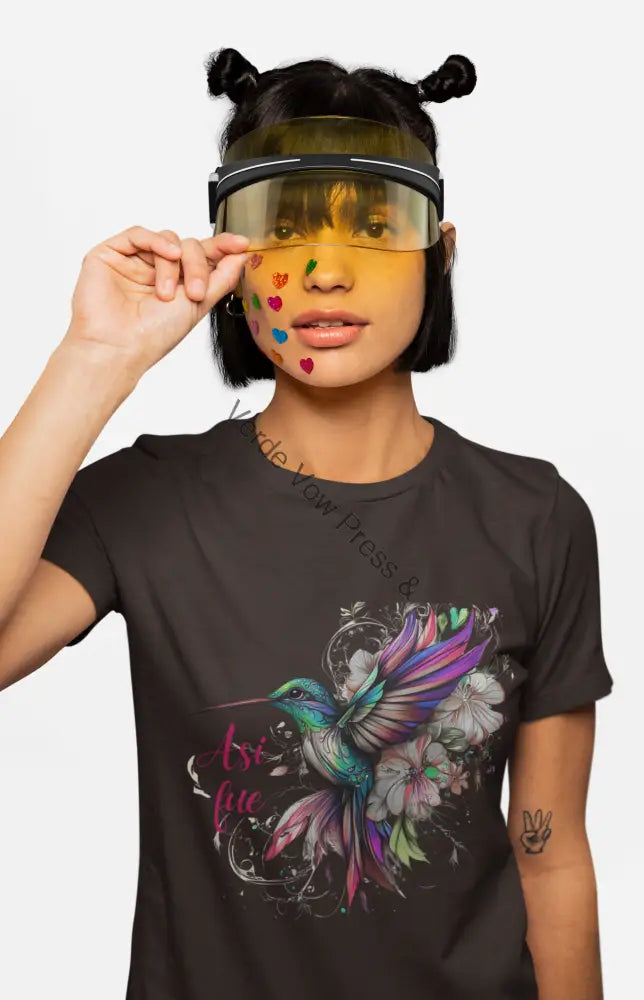 Mexican art t-shirt Asi fue Mexican ’That’s the way it went’ Dark Chocolate / S T-Shirt