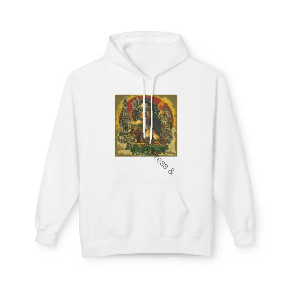 Cozy Graphic Hoodie for All Seasons Perfect Gift Comfortable Wear Casual Style Trendy Sweatshirt Mas Chingonas White