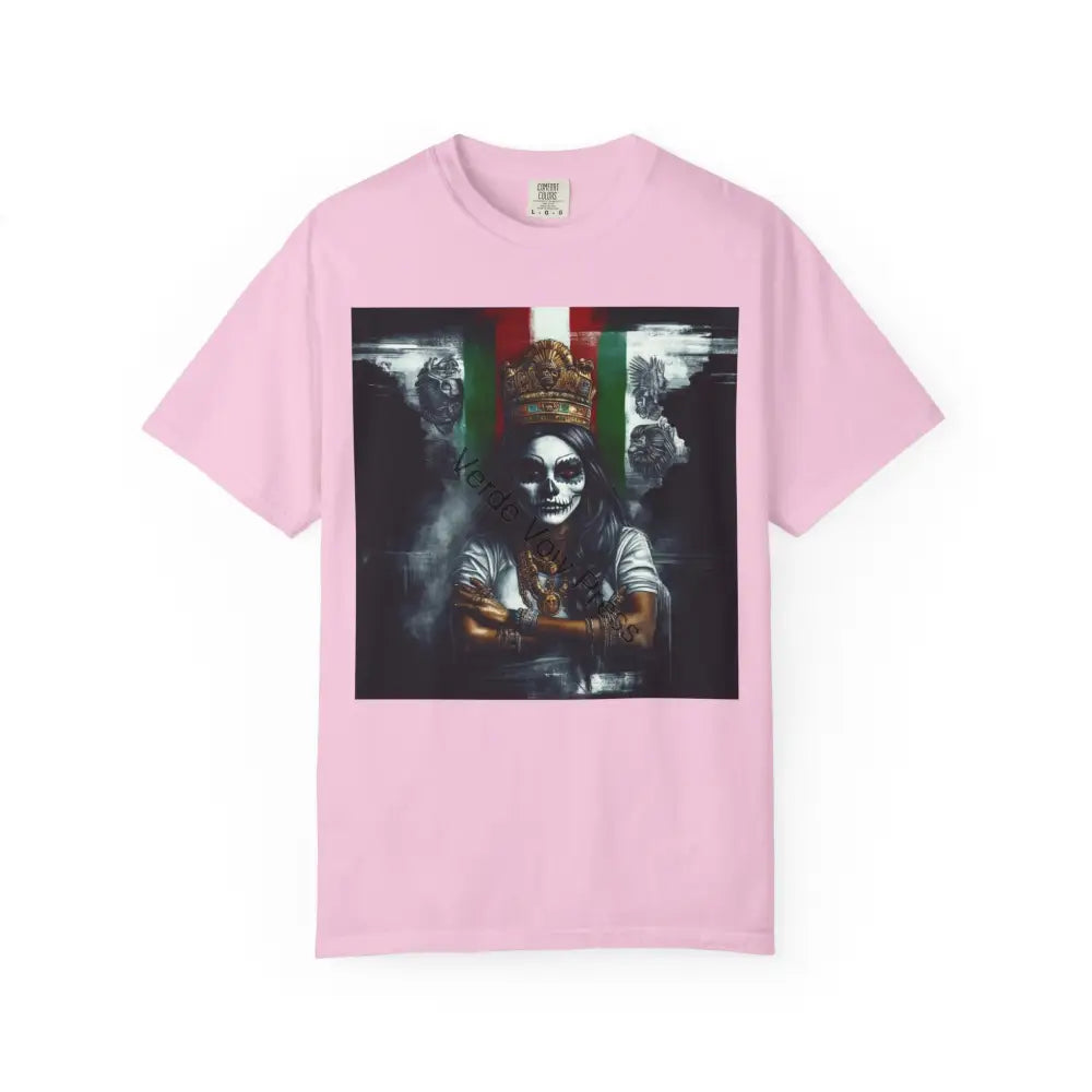 Edgy Graphic T-Shirt Mexican Queen Tee Streetwear Halloween Shirt Unique Gift for Him/Her Casual Style Blossom / S