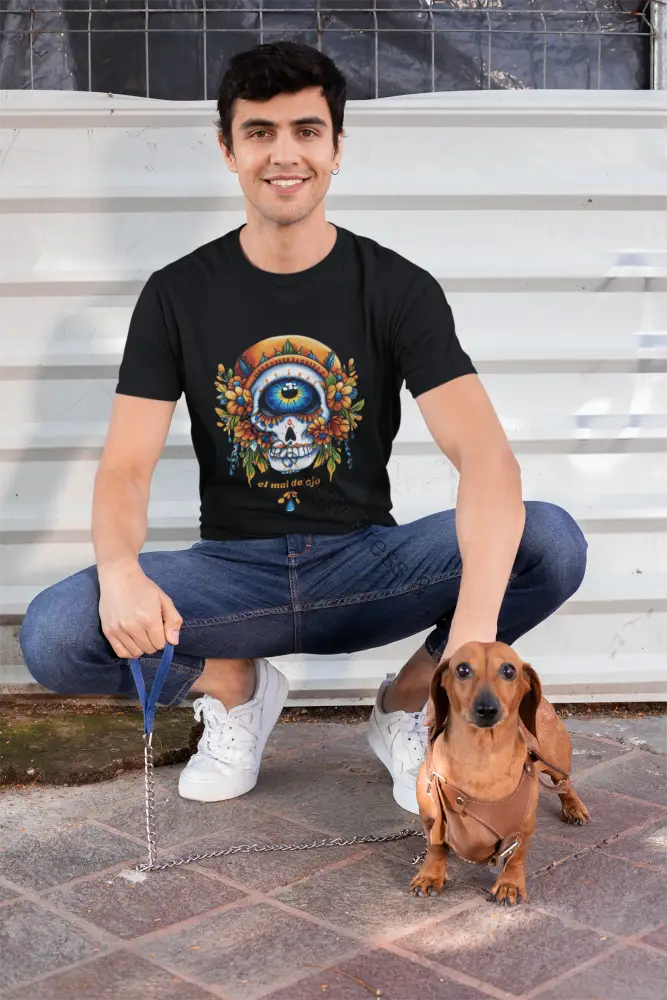 Evil Eye Unisex t-shirt el malo ojo day of the dead Black / XS T-Shirt