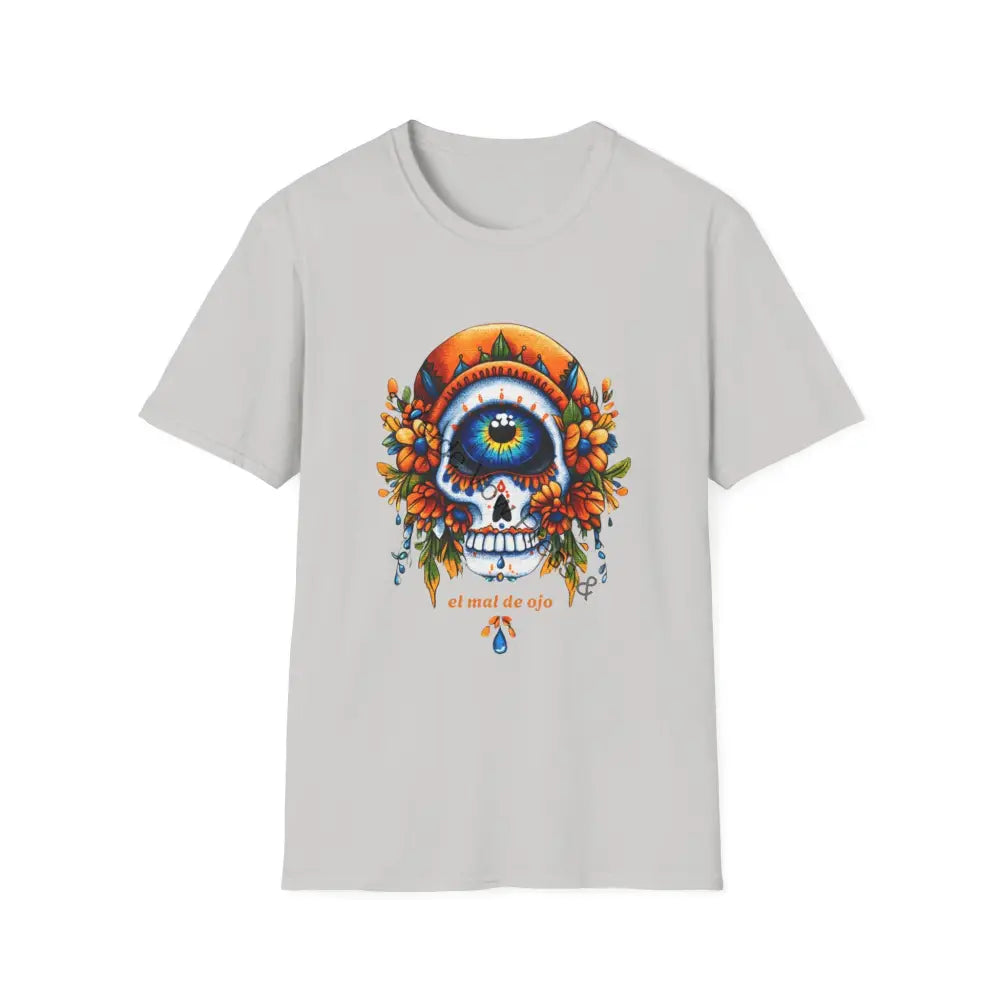 Evil Eye Unisex t-shirt el malo ojo day of the dead Ice Grey / S T-Shirt