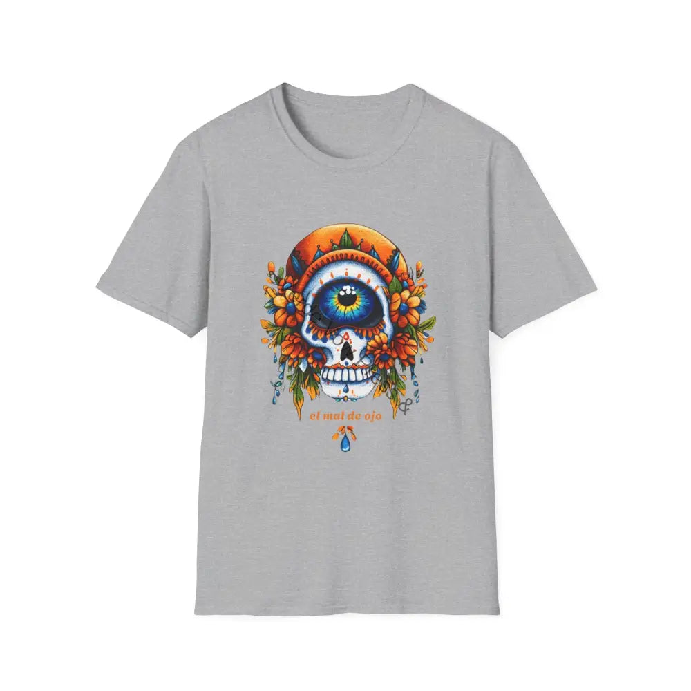 Evil Eye Unisex t-shirt el malo ojo day of the dead Sport Grey / XS T-Shirt