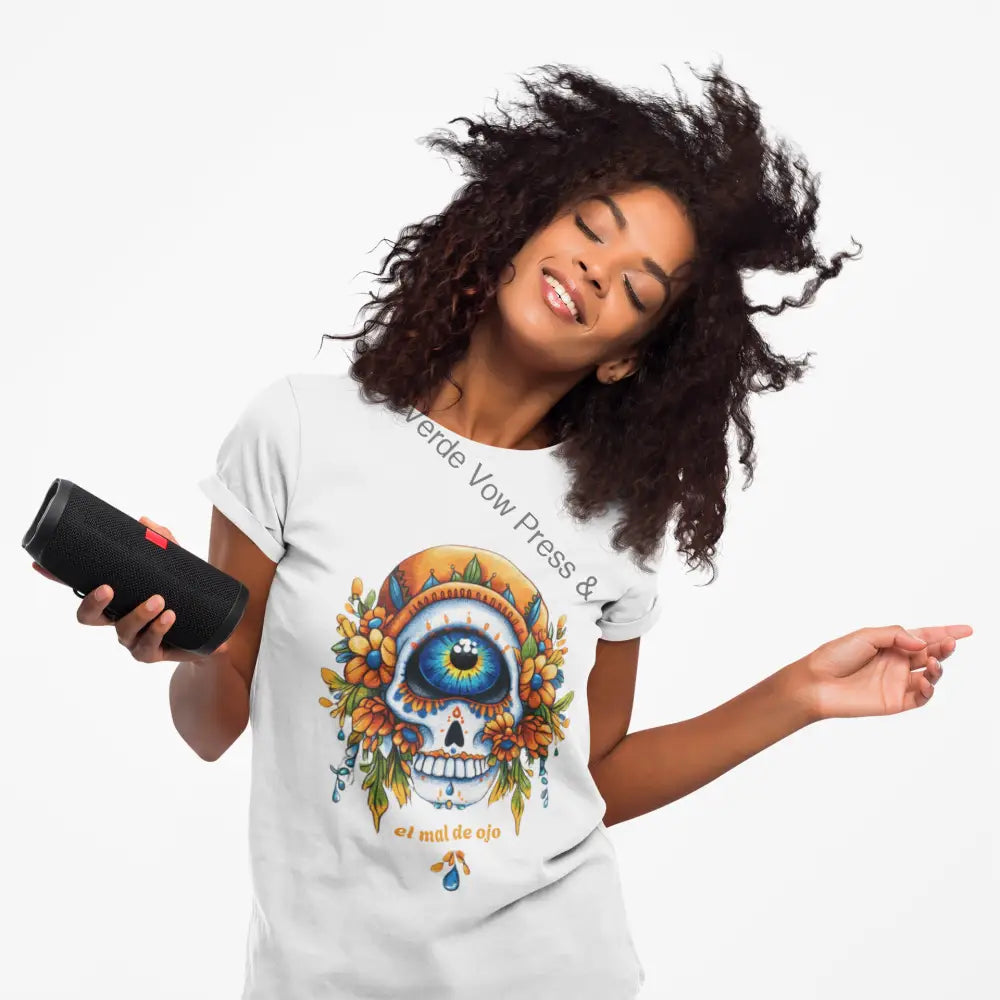 Evil Eye Unisex t-shirt el malo ojo day of the dead White / XS T-Shirt