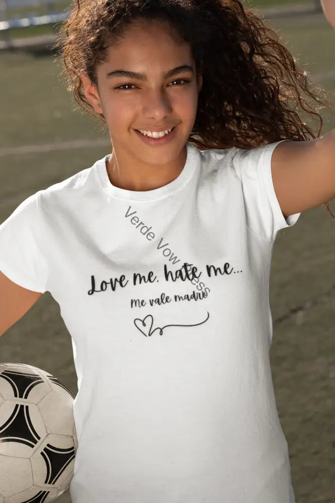 Jersey Tee - Love Me Hate Me - Casual Wear Gift for Friends Trendy Tees Everyday Style Comfortable Clothing T-Shirt
