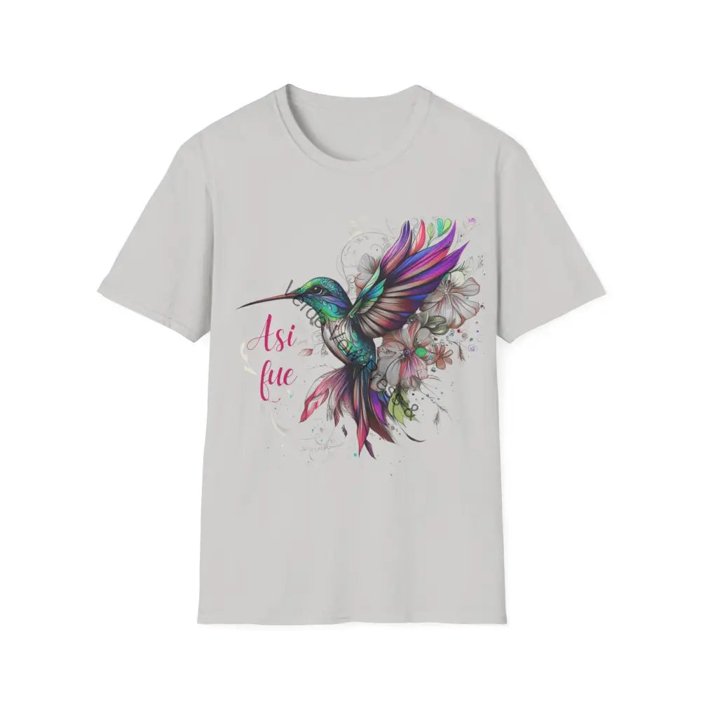 Mexican art t-shirt Asi fue Mexican ’That’s the way it went’ Ice Grey / S T-Shirt