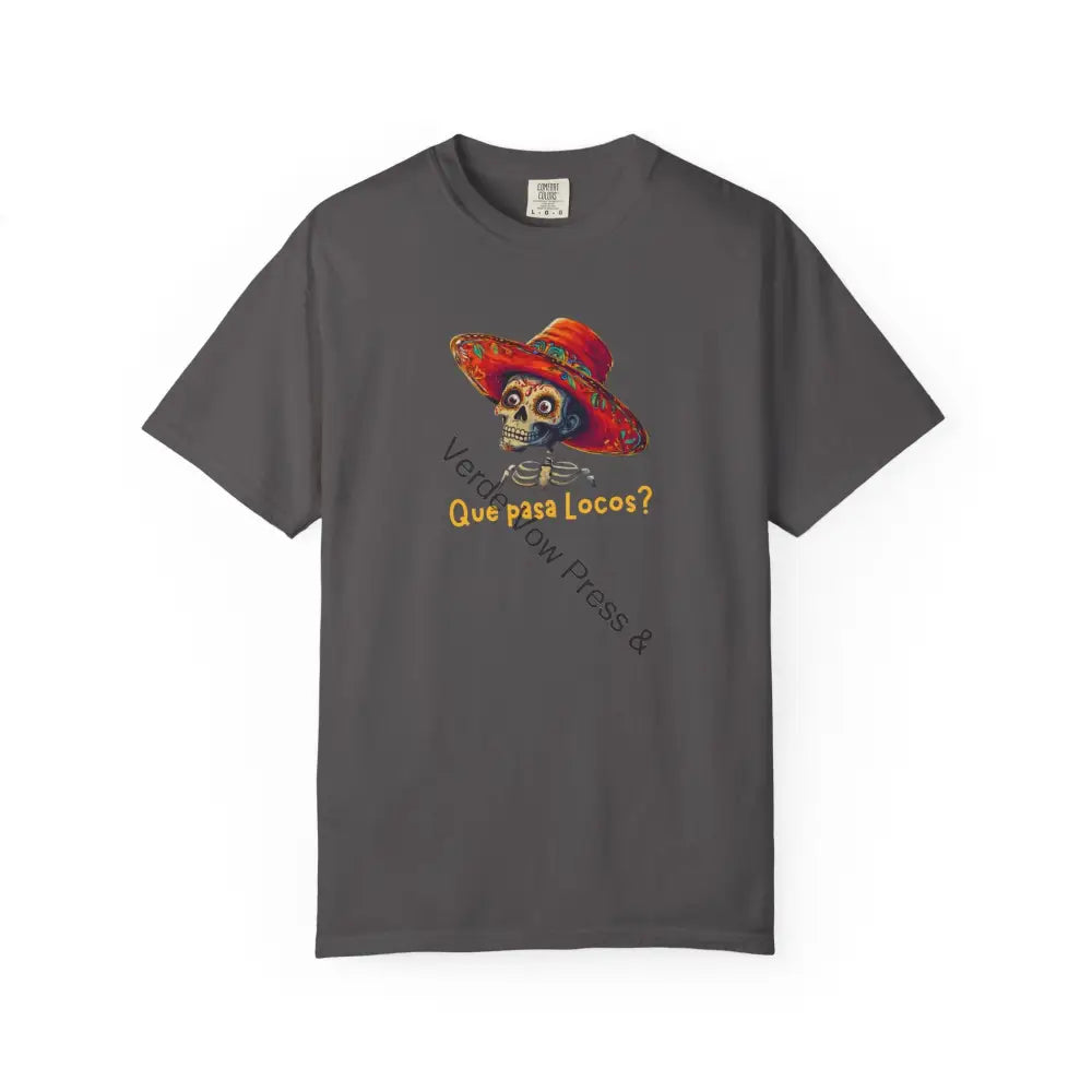 Unisex Garment-Dyed T-shirt with Skeleton Design - Fun and Quirky Apparel for Festive Celebrations Casual Wear Summer