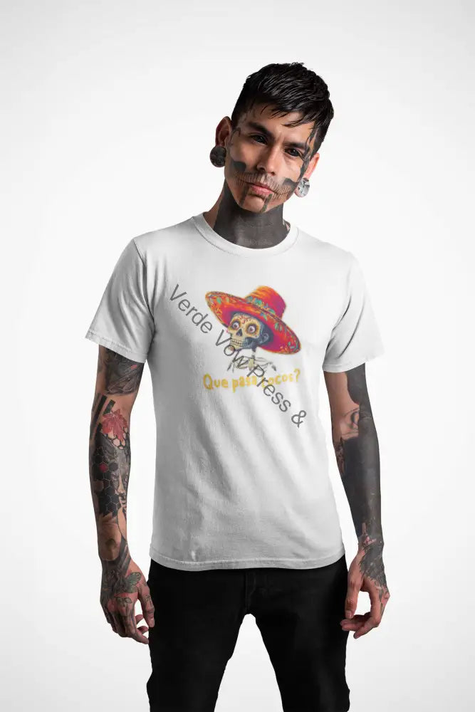 Unisex Garment-Dyed T-shirt with Skeleton Design - Fun and Quirky Apparel for Festive Celebrations Casual Wear Summer
